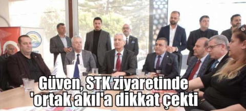 STK ziyaretinde 'ortak akıl'a dikkat çekti