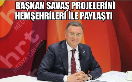 Başkan Savaş Projelerini Hemşehrileri İle Paylaştı