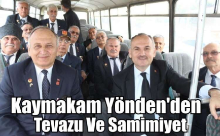 Kaymakam Yönden'den Tevazu Ve Samimiyet