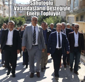 Şahutoğlu Vatandaşların Desteğiyle Enerji Topluyor