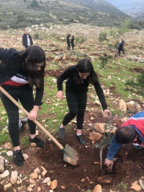 Öğrenciler Fidan Dikerek Doğaya sahip çıktı