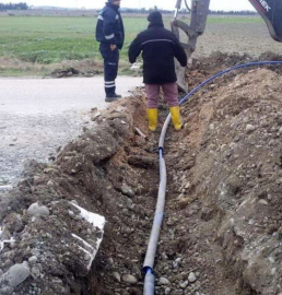 Akçalı Mahallesi’ne Yeni İçme Suyu Hattı Döşendi