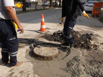 Altyapı Noktalarında Bakım Ve Onarım Sürüyor