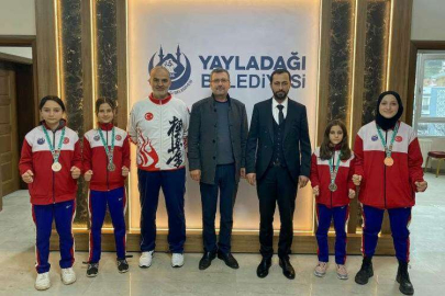 Sporcular Başarılarını Başkan Yalçın’la Paylaştı