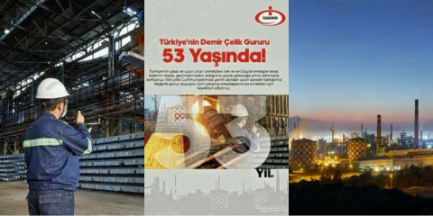 İsdemir, 53 yıldır Türkiye ve dünya için üretiyor