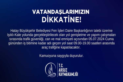 VATANDAŞLARIMIZIN DİKKATİNE!