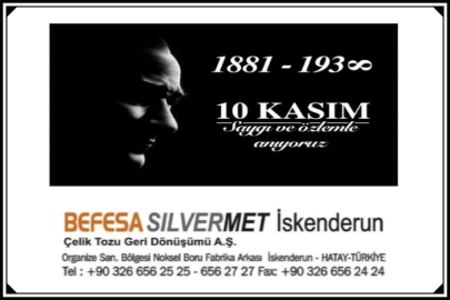 BEFESA'DAN 10 KASIM MESAJI