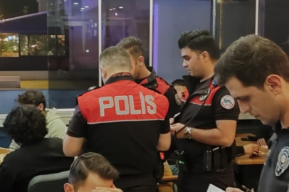 Polis ekiplerinden İskenderun'daki kafe ve barlara denetim