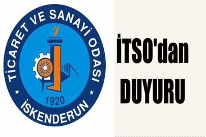 İTSO'DAN DUYURU