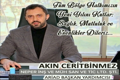 AKIN CERİTBİNMEZ'DEN YENİ YIL KUTLAMA MESAJI