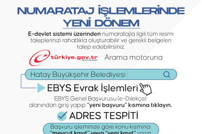 NUMARATAJ İŞLEMLERİNDE YENİ DÖNEM